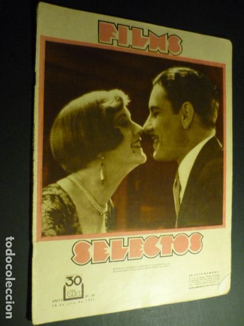 Cine: FILMS SELECTOS N&ordm; 40 1931 - Foto 1