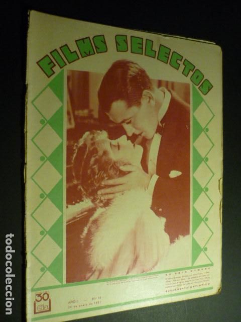 Cine: FILMS SELECTOS N&ordm; 15 1931 - Foto 1