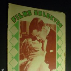 Cine: FILMS SELECTOS Nº 15 1931
