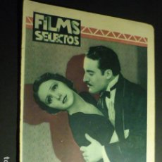 Cine: FILMS SELECTOS Nº 41 1931