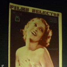 Cine: FILMS SELECTOS Nº 29 1931