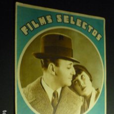 Cine: FILMS SELECTOS Nº 37 1931