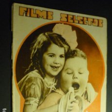 Cine: FILMS SELECTOS Nº 49 1931