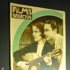 Cine: FILMS SELECTOS Nº 44 1931
