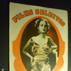 Cine: FILMS SELECTOS Nº 23 1931