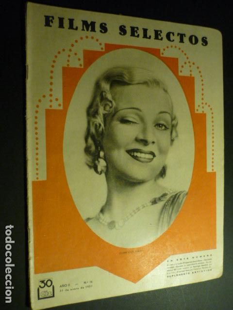 Cine: FILMS SELECTOS N&ordm; 16 1931 - Foto 1