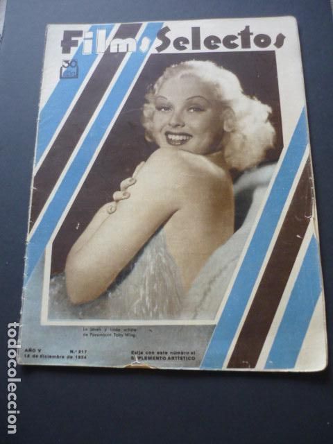 Cine: FILMS SELECTOS N&ordm; 217 1934 - Foto 1