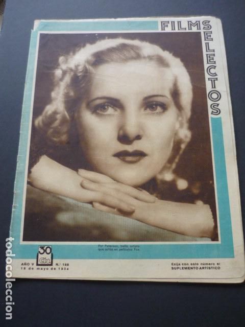 Cine: FILMS SELECTOS N&ordm; 188 1934 - Foto 1