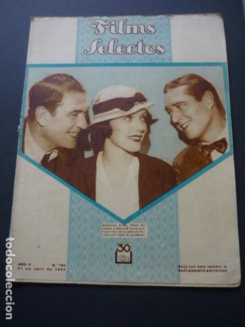 Cine: FILMS SELECTOS N&ordm; 184 1934 - Foto 1