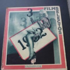Cine: FILMS SELECTOS Nº 116 1932