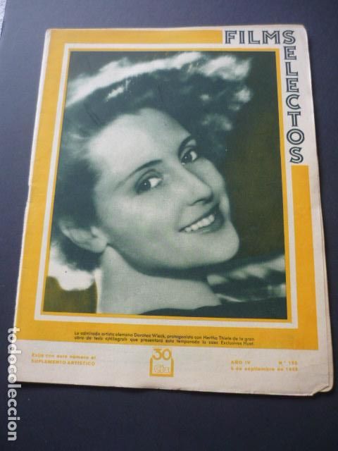 Cine: FILMS SELECTOS N&ordm; 152 1933 - Foto 1