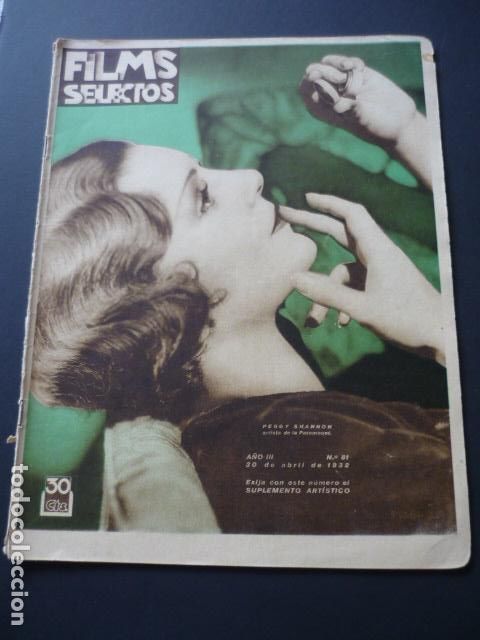Cine: FILMS SELECTOS N&ordm; 81 1932 - Foto 1