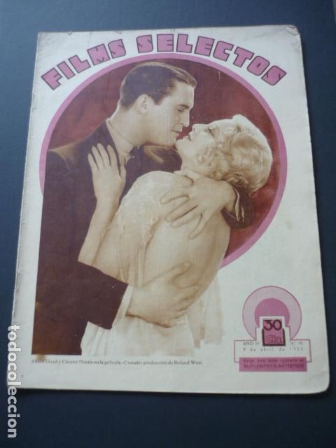 Cine: FILMS SELECTOS N&ordm; 78 1932 - Foto 1