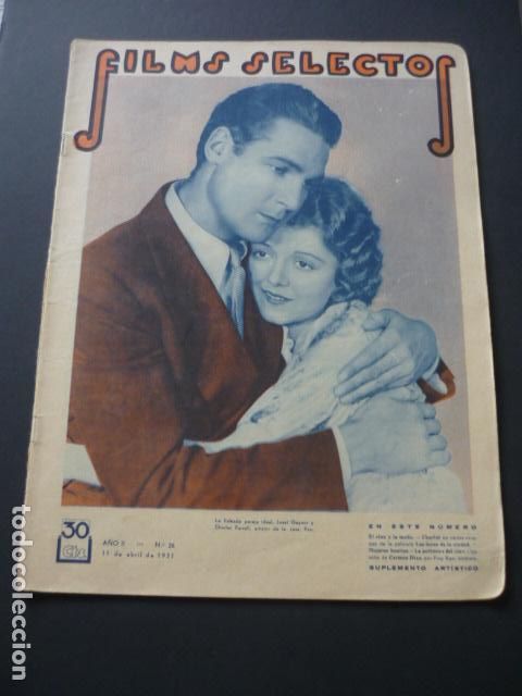 Cine: FILMS SELECTOS N&ordm; 26 1931 - Foto 1