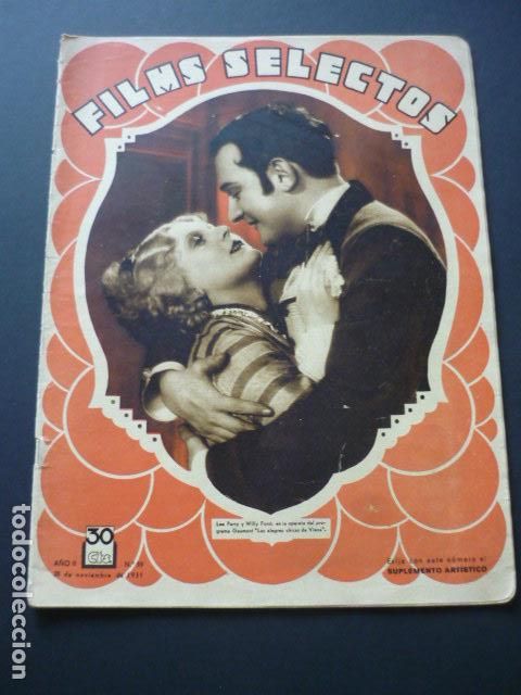 Cine: FILMS SELECTOS N&ordm; 59 1931 - Foto 1