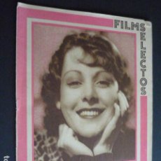 Cine: FILMS SELECTOS Nº 146 1933