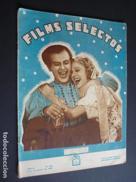 Cine: FILMS SELECTOS N&ordm; 108 1932 - Foto 1