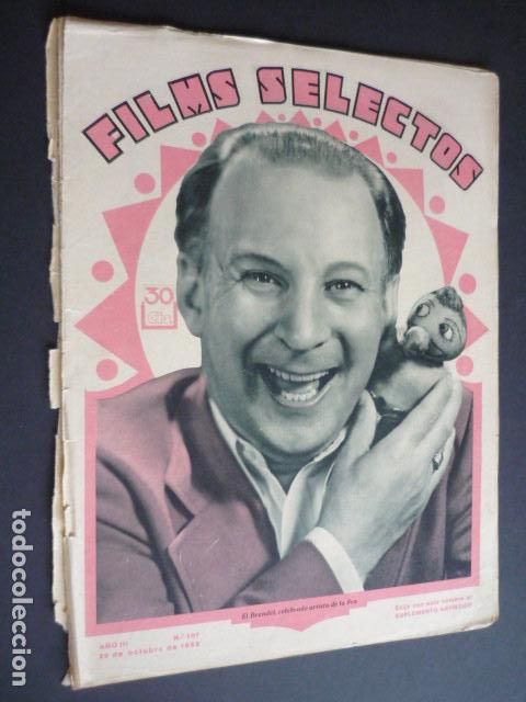 Cine: FILMS SELECTOS N&ordm; 107 1932 - Foto 1