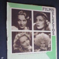 Cine: FILMS SELECTOS Nº 131 1933