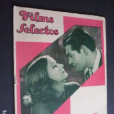 Cine: FILMS SELECTOS Nº 132 1933