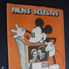 Cinema: FILMS SELECTOS Nº 114 1932 MICKEY MOUSE