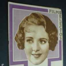 Cine: FILMS SELECTOS Nº 165 1933