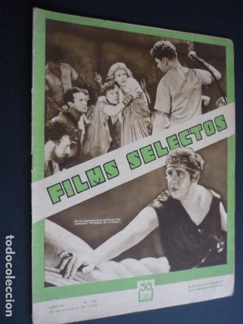 Cine: FILMS SELECTOS N&ordm; 159 1933 - Foto 1