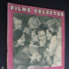Cine: FILMS SELECTOS Nº 158 1933