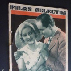 Cine: FILMS SELECTOS Nº 109 1932