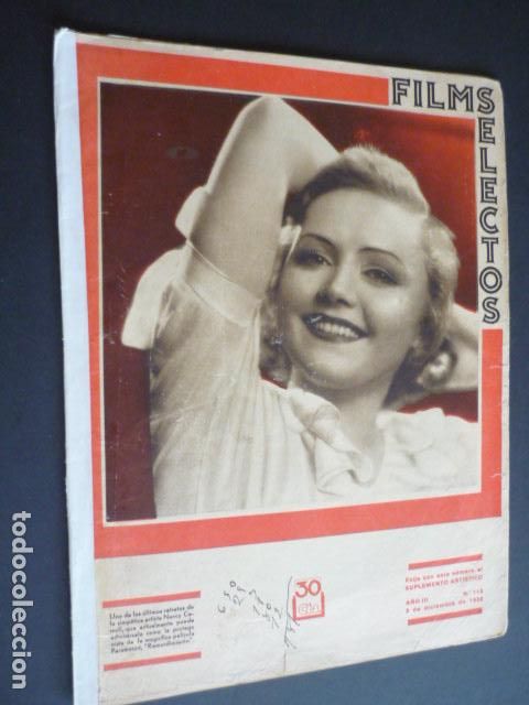 Cine: FILMS SELECTOS N&ordm; 112 1932 - Foto 1