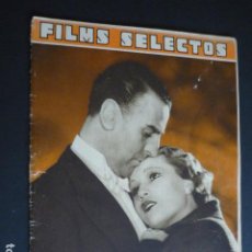 Cine: FILMS SELECTOS Nº 140 1933