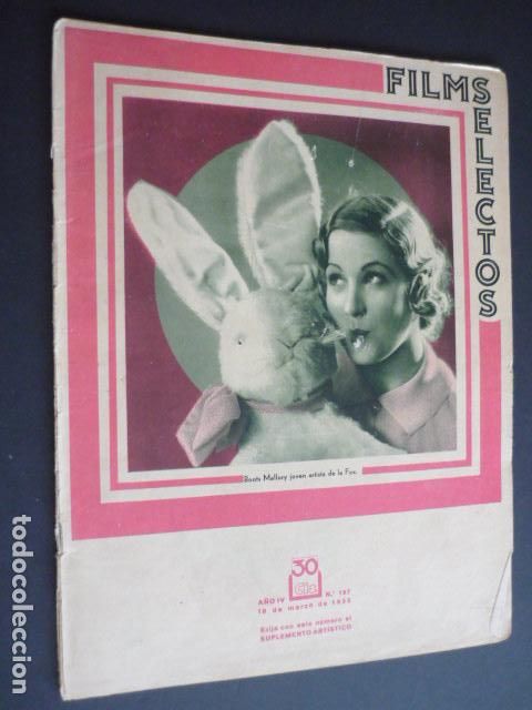 Cine: FILMS SELECTOS N&ordm; 127 1933 - Foto 1