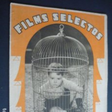 Cine: FILMS SELECTOS Nº 130 1933