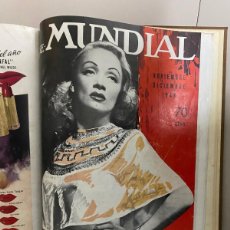 Cine: CINE MUNDIAL, 1946-1948. TOMO ENCUADERNADO. VER ALGUNAS PORTADAS Y FOTOS INTERIORES