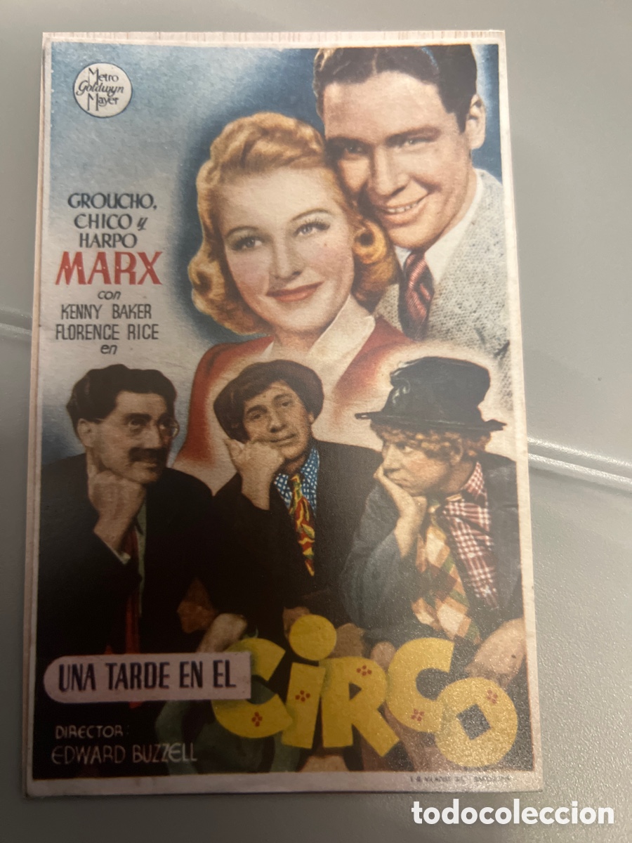 Cine: T1/E2/A599. PROGRAMA DE CINE - UNA TARDE EN EL CIRCO - Foto 1