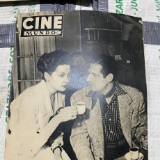 Cine: 1952 REVISTA CINE MUNDO # 14 IVONNE DE CARLO MARIO CABRE LOLA FLORES ALI KHAN AILEEN STANLEY
