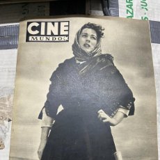 Cine: 1953 REVISTA CINE MUNDO # 64 AURORA BAUTISTA CARMEN SEVILLA AMADEO NAZZARI CONSTANCE SMITH