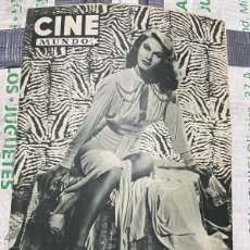 Cine: 1952 REVISTA CINE MUNDO # 7 LINDA CHRISTIAN ON COVER MIRIAM DAY BETTY GRABLE JUNE HAVER