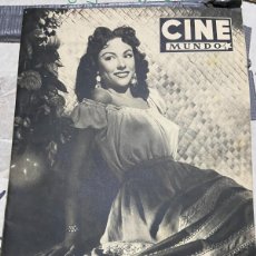 Cine: 1953 REVISTA CINE MUNDO # 47 RITA MORENO ON COVER ANNE FRANCIS ANNE BANCROFT