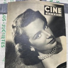 Cine: 1953 REVISTA CINE MUNDO # 56 DEBORAH KERR COVER ARTHUR KENNEDY MARILYN MONROE ELIZABETH TAYLOR