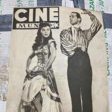 Cine: 1952 REVISTA CINE MUNDO # 4 RODOLFO VALENTINO ON COVER LUDMILLA TCHERINA RITA HAYWORTH