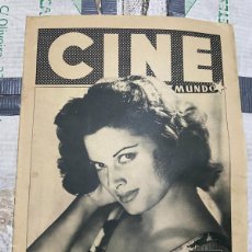 Cine: 1956 REVISTA CINE MUNDO # 236 LUCIA BANTI ON COVER MARILYN MONROE APRIL KENT ON BACK COVER