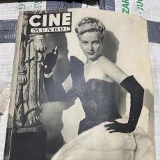 Cine: 1952 REVISTA CINE MUNDO # 11 MIROSLAVA STERN COVER ELIZABETH LIZ TAYLOR BETSY DRAKE CARY GRANT