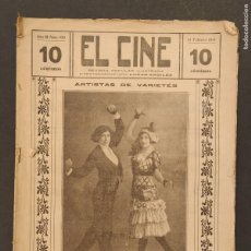 Cine: EL CINE - NUMERO 109 AÑO 1914 - HERMANOS SARIN, GRAN HOTEL INTERCONTINENTAL - REVISTA ANTIGUA