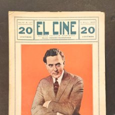 Cine: EL CINE - NUMERO 577 AÑO 1923 - HERVERT RAWLINSON, MOSQUETEROS, ENRIC BORRAS ETC - REVISTA ANTIGUA