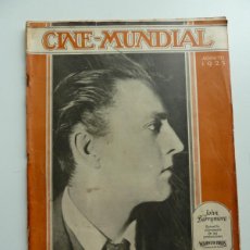 Cine: REVISTA CINE MUNDIAL. Nº 8. AGOSTO 1925