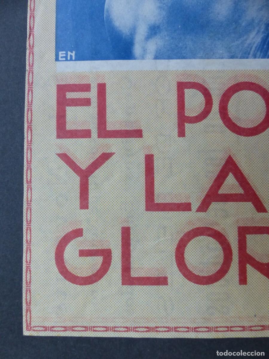 Cine: Cartel EL PODER Y LA GLORIA, COLLEN MOORE, SPENCER TRACY - Foto 3