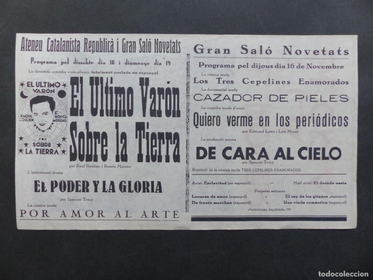 Cine: Cartel EL PODER Y LA GLORIA, COLLEN MOORE, SPENCER TRACY - Foto 6