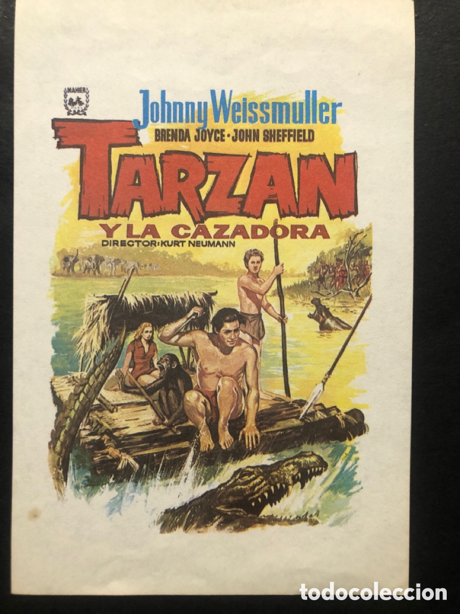 Cine: Programa tarzan y la cazadora johnny Weissmuller A8 - Foto 1