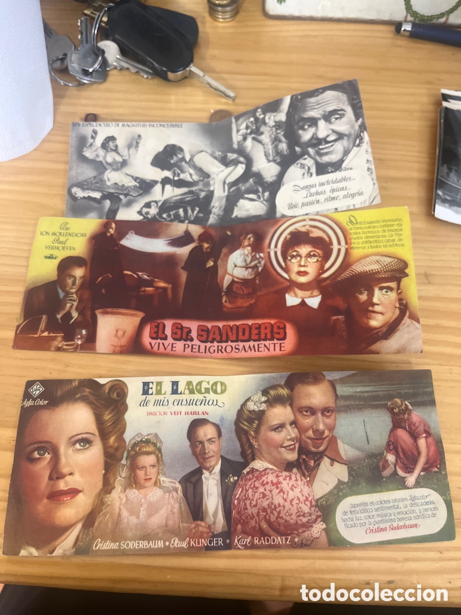 Cine: Lote de 3 programas de cine - Foto 1